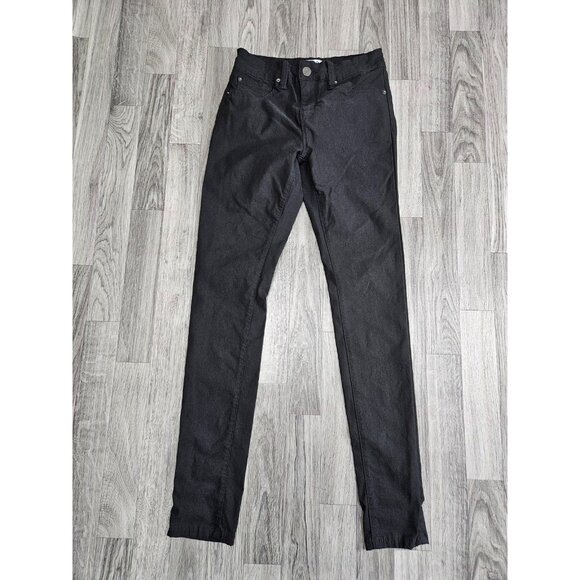 (3/$35) YMI Skinny Jeans Womens Medium Black Stretch Mid Rise 5 Pocket Pants - Picture 1 of 11